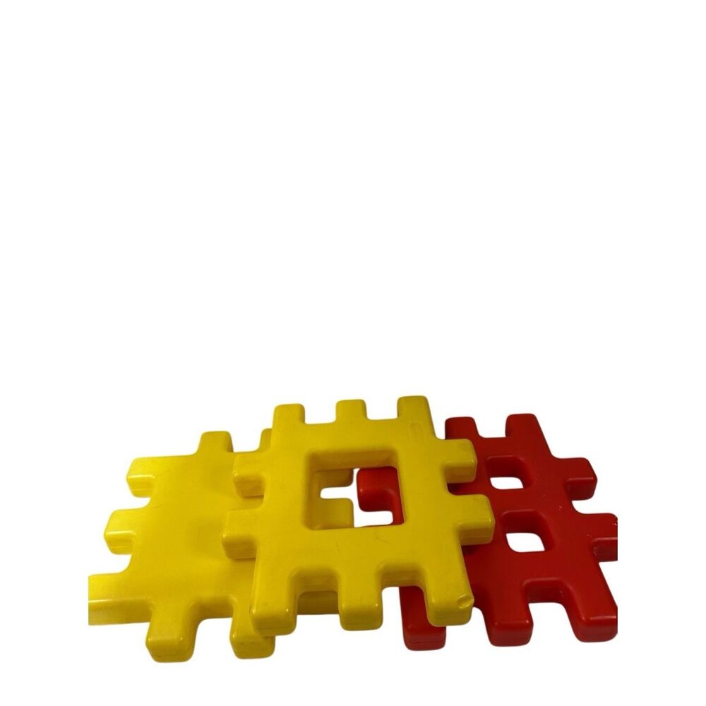 Little tikes 14” waffle building block replacement toy retired‎